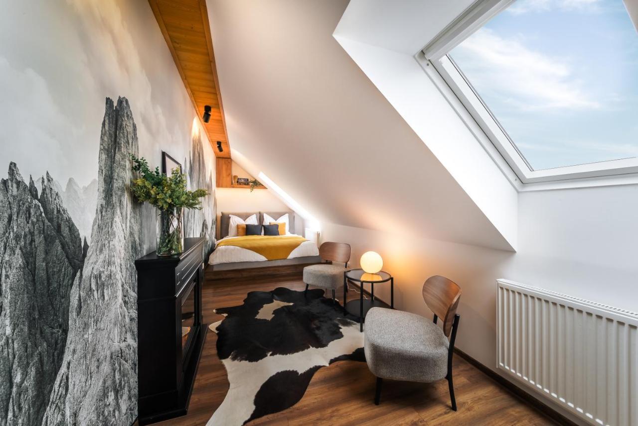 Cozy Mountain Attic Apartment In High Tatras 벨카 롬니차 외부 사진