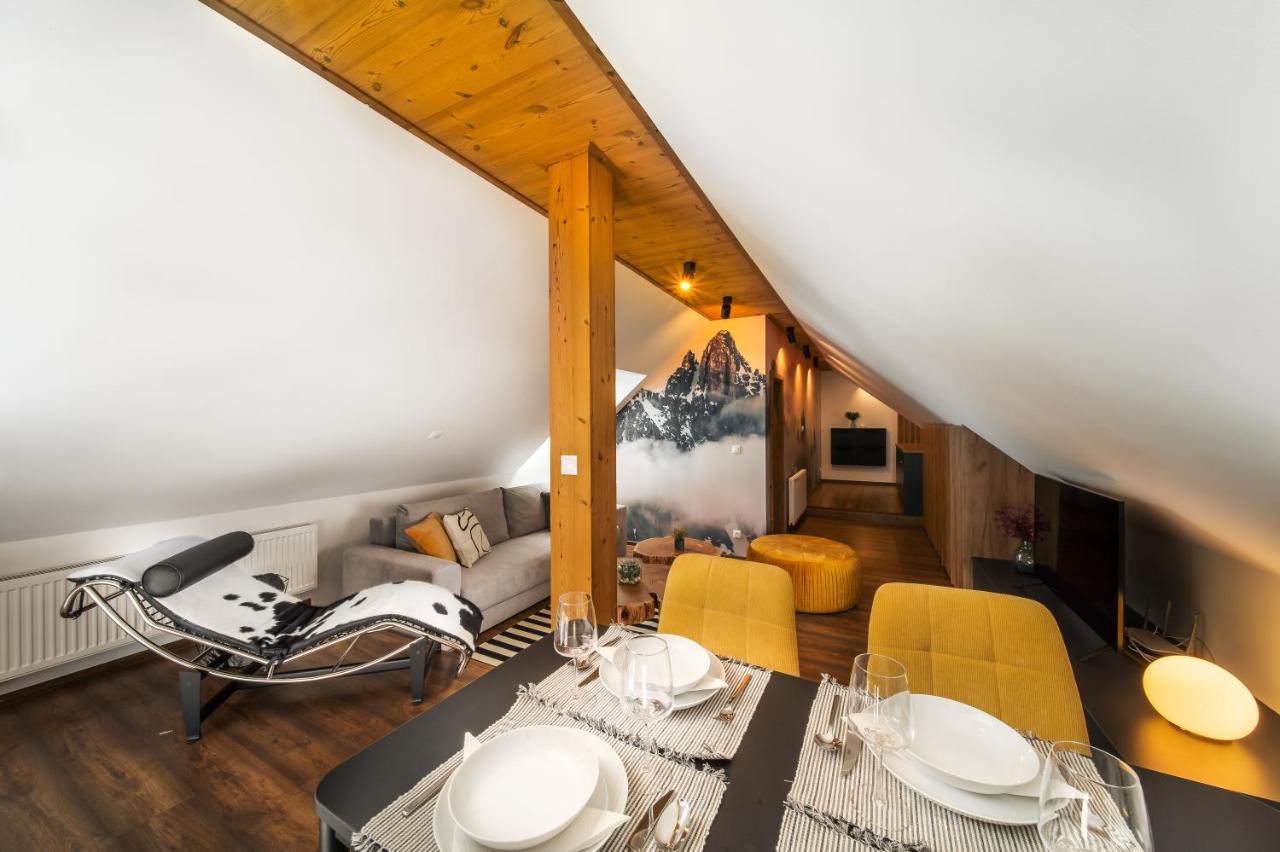 Cozy Mountain Attic Apartment In High Tatras 벨카 롬니차 외부 사진