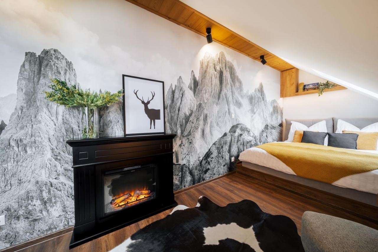 Cozy Mountain Attic Apartment In High Tatras 벨카 롬니차 외부 사진